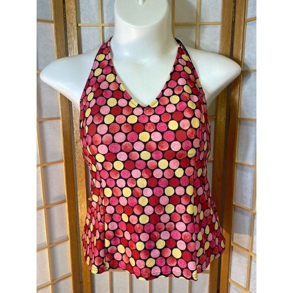 It Figures Sz 16 Polka Dot Tankini Top - Picture 7 of 11